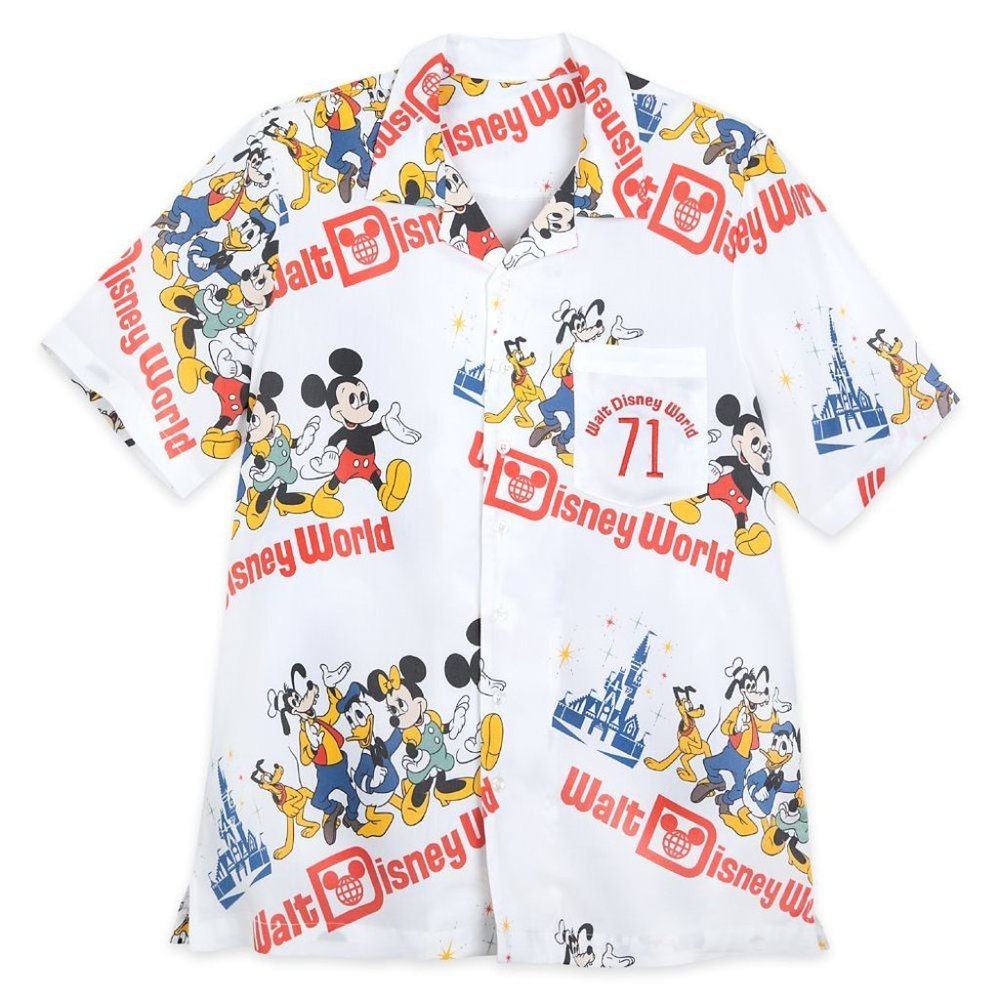 Disney World 50th Anniversary Camp Shirt - NEW with tags- Size Small - Retro